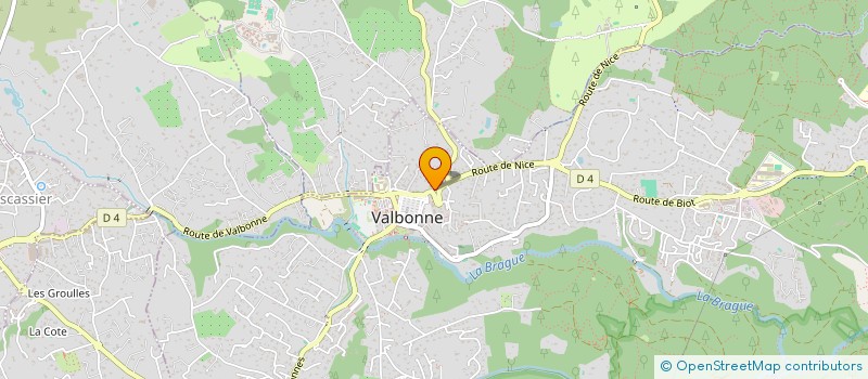 localisation de l'entreprise MONSIEUR ANTOINE PARENTE  VALBONNE