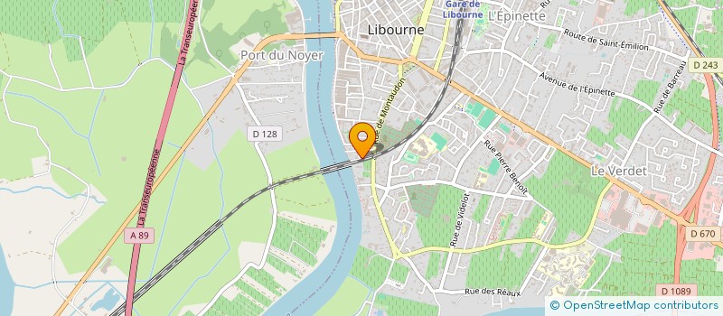 localisation de l'entreprise MONSIEUR ANTOINE PARIS à LIBOURNE