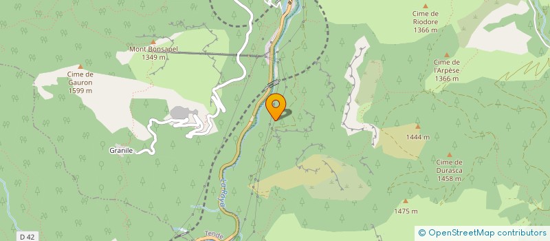 localisation de l'entreprise MONSIEUR ANTOINE PARODI  LA BRIGUE