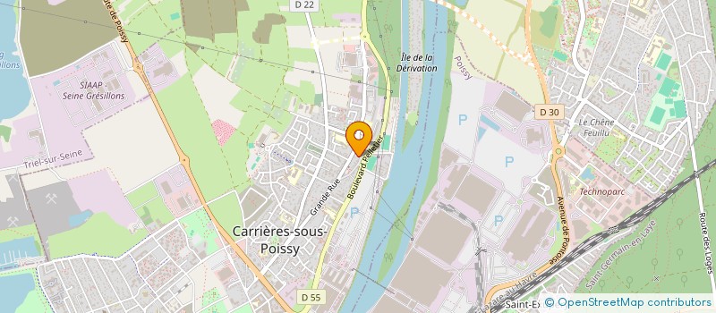 localisation de l'entreprise MONSIEUR ANTOINE PASCAL  CARRIERES-SOUS-POISSY