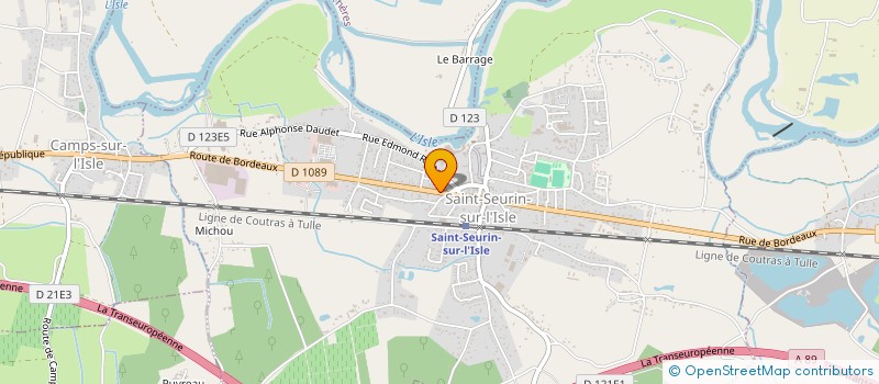 localisation de l'entreprise MONSIEUR ANTOINE PASCAL  SAINT-SEURIN-SUR-L'ISLE