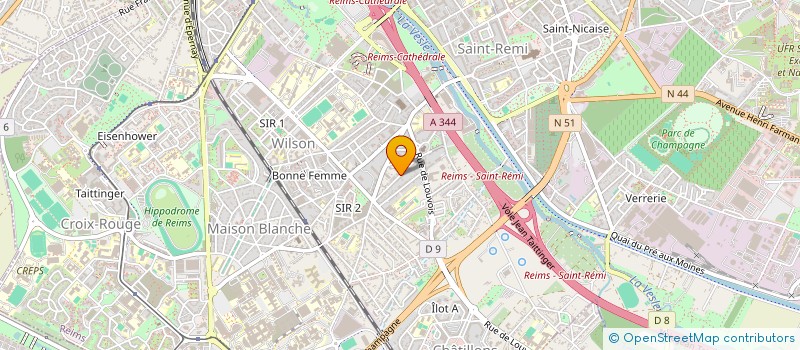 localisation de l'entreprise MONSIEUR ANTOINE PATE  REIMS