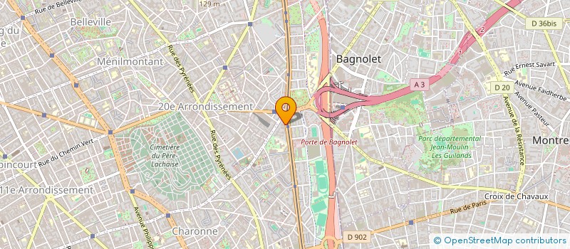 localisation de l'entreprise MONSIEUR ANTOINE PAUCHON  PARIS