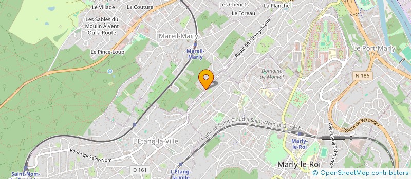 localisation de l'entreprise MONSIEUR ANTOINE PAUFICHET  MAREIL-MARLY