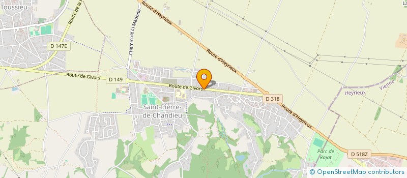 localisation de l'entreprise MONSIEUR ANTOINE PAUGET  SAINT-PIERRE-DE-CHANDIEU