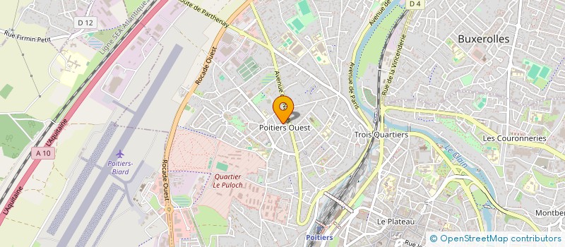 localisation de l'entreprise MONSIEUR ANTOINE PAZERY  POITIERS