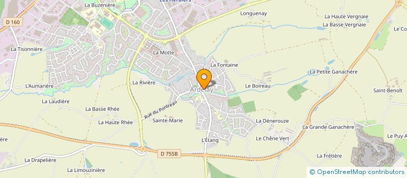 localisation de l'entreprise MONSIEUR ANTOINE PECOT à LES HERBIERS
