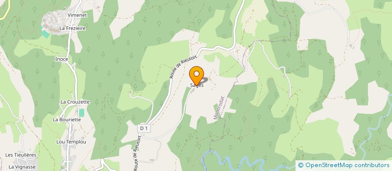 localisation de l'entreprise MONSIEUR ANTOINE PELAT  MONTRODAT