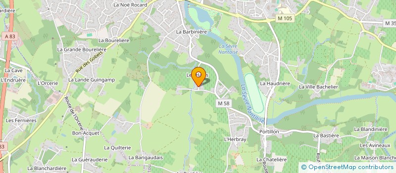 localisation de l'entreprise MONSIEUR ANTOINE PELLE  VERTOU