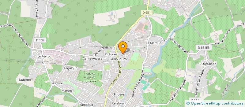 localisation de l'entreprise MONSIEUR ANTOINE PELLETIER  LEOGNAN