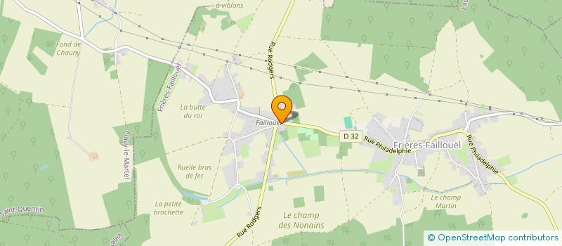 localisation de l'entreprise MONSIEUR ANTOINE PELTIER à FRIERES-FAILLOUEL