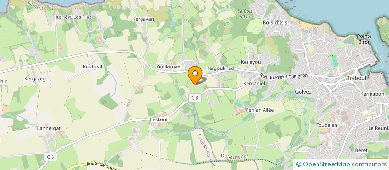 localisation de l'entreprise MONSIEUR ANTOINE PENDU à DOUARNENEZ