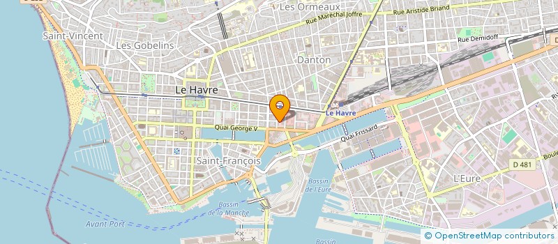 localisation de l'entreprise MONSIEUR ANTOINE PENET à LE HAVRE