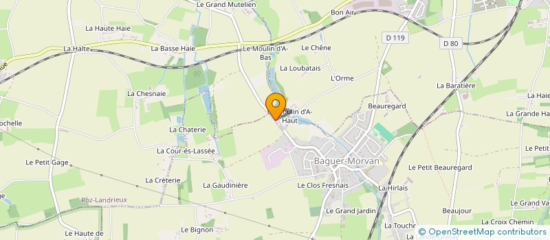 localisation de l'entreprise MONSIEUR ANTOINE PENSA  BAGUER-MORVAN