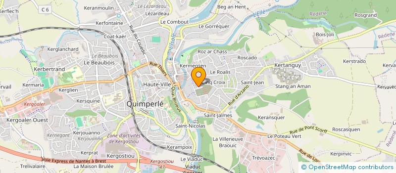 localisation de l'entreprise MONSIEUR ANTOINE PENSEC à QUIMPERLE