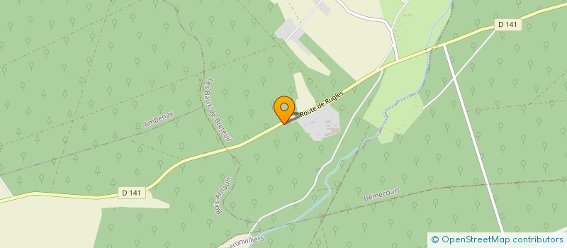 localisation de l'entreprise MONSIEUR ANTOINE PEPERSTRAETE  LES BAUX-DE-BRETEUIL