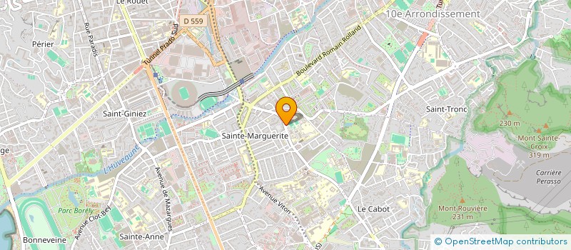 localisation de l'entreprise MONSIEUR ANTOINE PERALDI  MARSEILLE