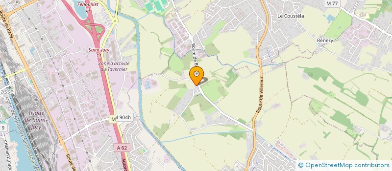 localisation de l'entreprise MONSIEUR ANTOINE PEREIN  CASTELGINEST