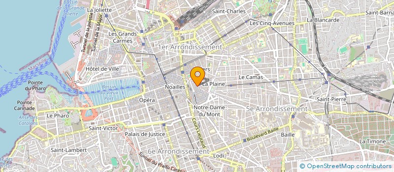 localisation de l'entreprise MONSIEUR ANTOINE PERNAUD  MARSEILLE