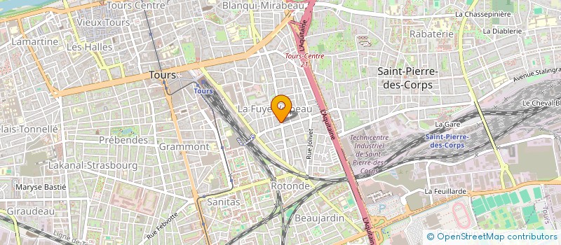 localisation de l'entreprise MONSIEUR ANTOINE PERON  TOURS