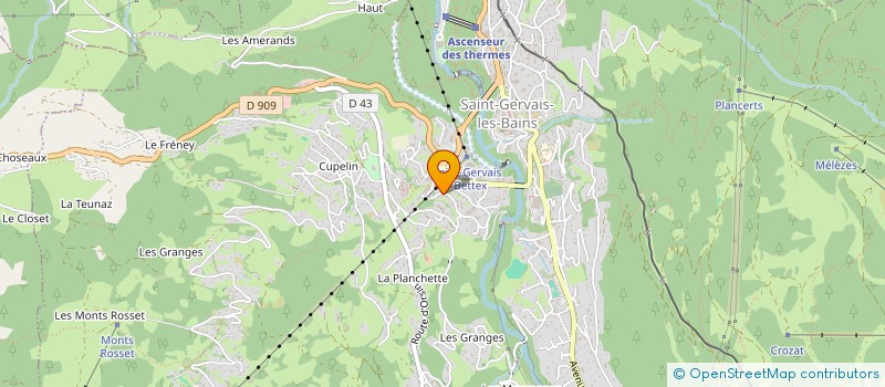 localisation de l'entreprise MONSIEUR ANTOINE PERRAUT  LES HOUCHES