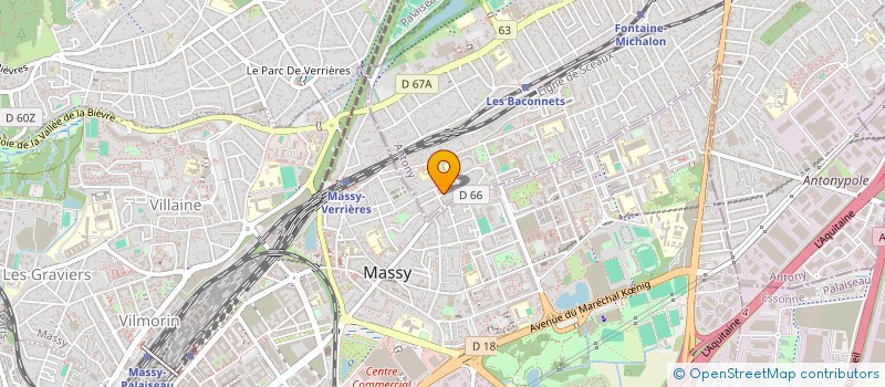 localisation de l'entreprise MONSIEUR ANTOINE PERRIN à ANTONY