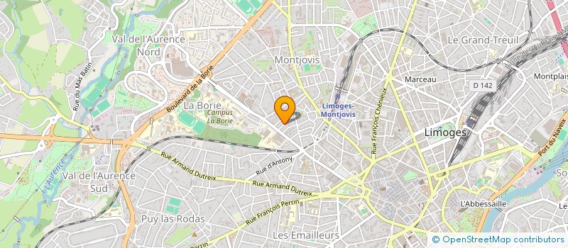 localisation de l'entreprise MONSIEUR ANTOINE PERRIN à COMPREIGNAC