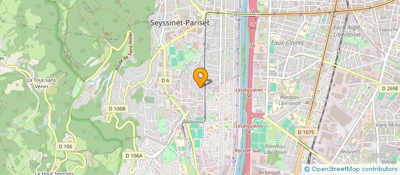 localisation de l'entreprise MONSIEUR ANTOINE PERRIN  SEYSSINET-PARISET