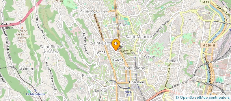localisation de l'entreprise MONSIEUR ANTOINE PERRIOT à NICE