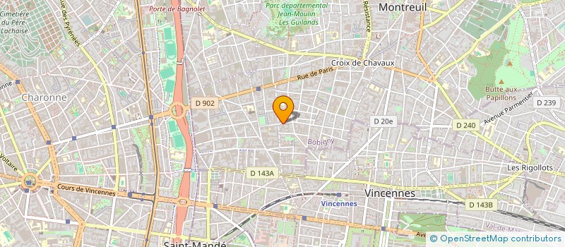 localisation de l'entreprise MONSIEUR ANTOINE PETEL à MONTREUIL