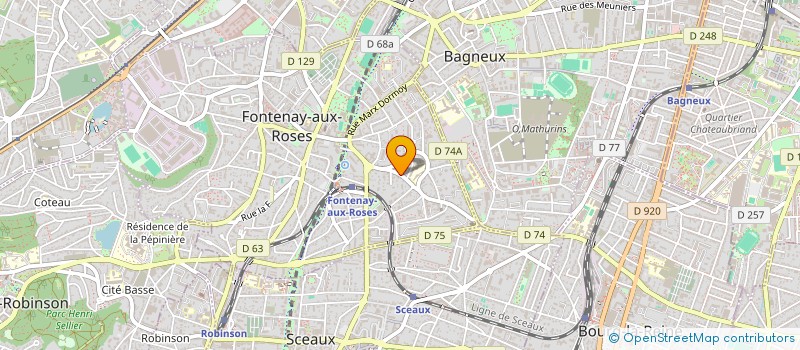 localisation de l'entreprise MONSIEUR ANTOINE PETIT à FONTENAY-AUX-ROSES