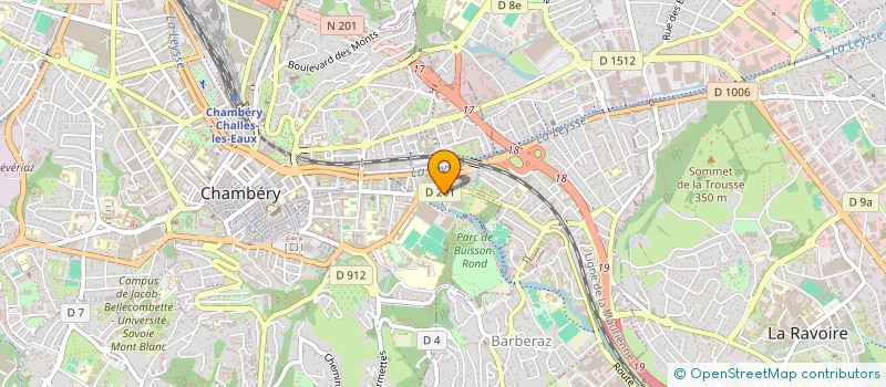 localisation de l'entreprise MONSIEUR ANTOINE PETIT  CHAMBERY