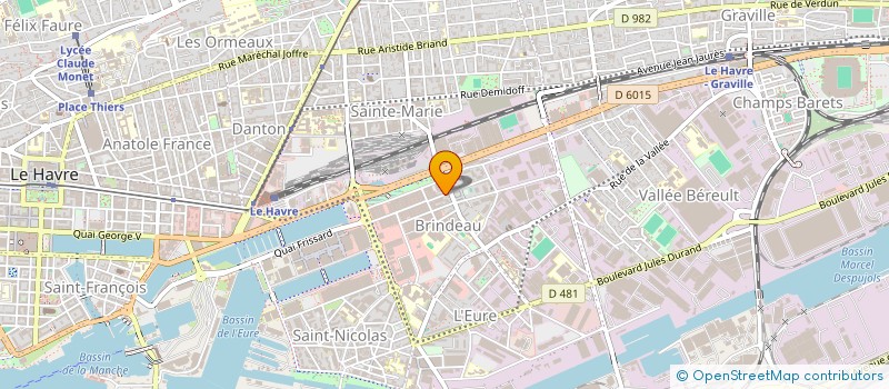 localisation de l'entreprise MONSIEUR ANTOINE PETIT  LE HAVRE