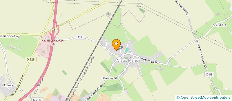 localisation de l'entreprise MONSIEUR ANTOINE PFEIFFER  VIEUX-MANOIR