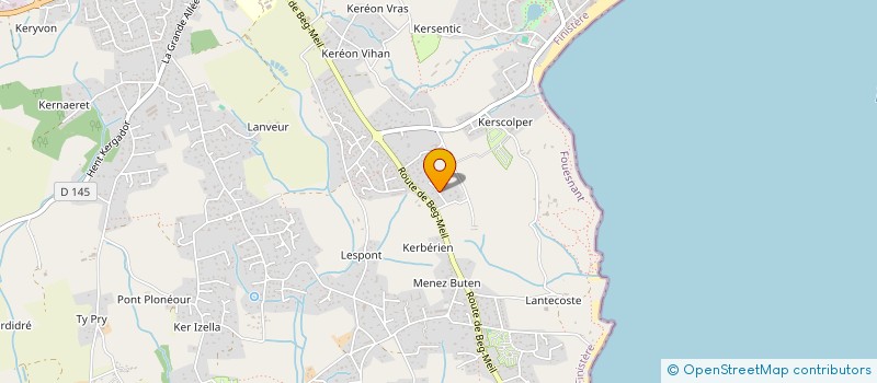 localisation de l'entreprise MONSIEUR ANTOINE PHILIPOT  FOUESNANT