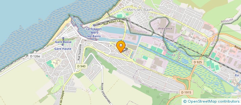 localisation de l'entreprise MONSIEUR ANTOINE PHILIPPE  LE TREPORT