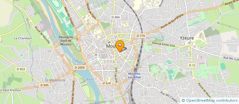 localisation de l'entreprise MONSIEUR ANTOINE PIAT à MOULINS