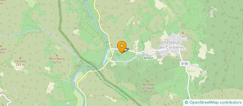 localisation de l'entreprise MONSIEUR ANTOINE PICARD  VILLESEQUE DES CORBIERES