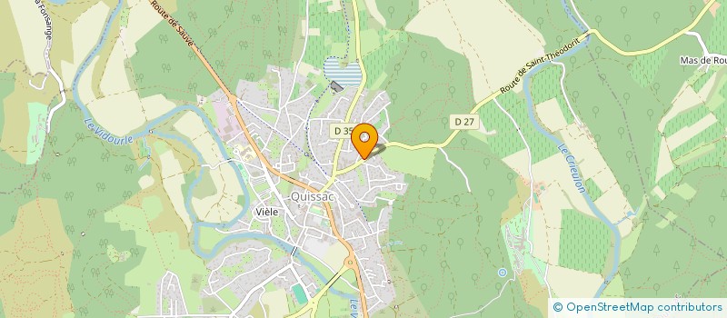 localisation de l'entreprise MONSIEUR ANTOINE PICAS  QUISSAC