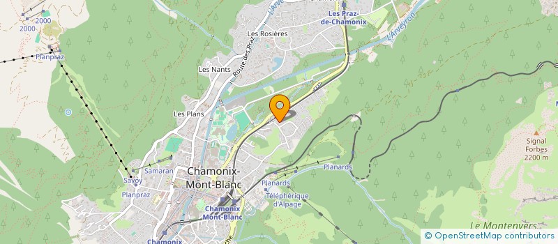 localisation de l'entreprise MONSIEUR ANTOINE PICCHI  CHAMONIX-MONT-BLANC