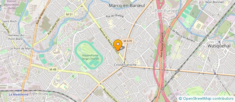 localisation de l'entreprise MONSIEUR ANTOINE PIERRE à MARCQ-EN-BARŒUL
