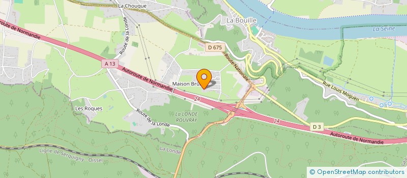 localisation de l'entreprise MONSIEUR ANTOINE PIETRINI  SAINT-OUEN-DE-THOUBERVILLE