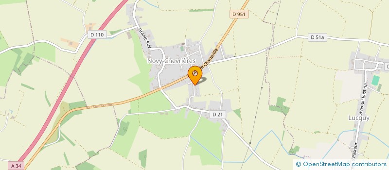 localisation de l'entreprise MONSIEUR ANTOINE PILLARD à NOVY-CHEVRIERES