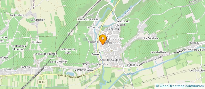 localisation de l'entreprise MONSIEUR ANTOINE PINAULT à VERNOU-SUR-BRENNE