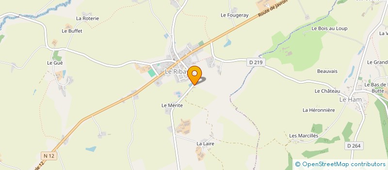 localisation de l'entreprise MONSIEUR ANTOINE PINGAULT à LE RIBAY