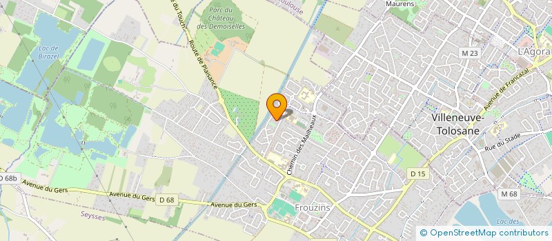 localisation de l'entreprise MONSIEUR ANTOINE PINHO  AUCH