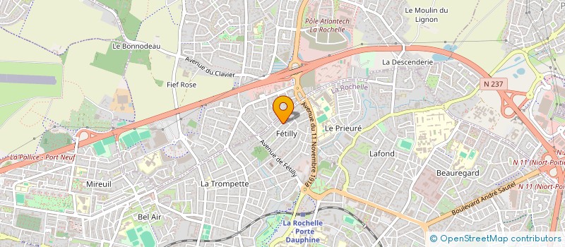localisation de l'entreprise MONSIEUR ANTOINE PINTO à LA ROCHELLE