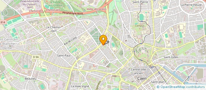 localisation de l'entreprise MONSIEUR ANTOINE PIQUET à CAEN
