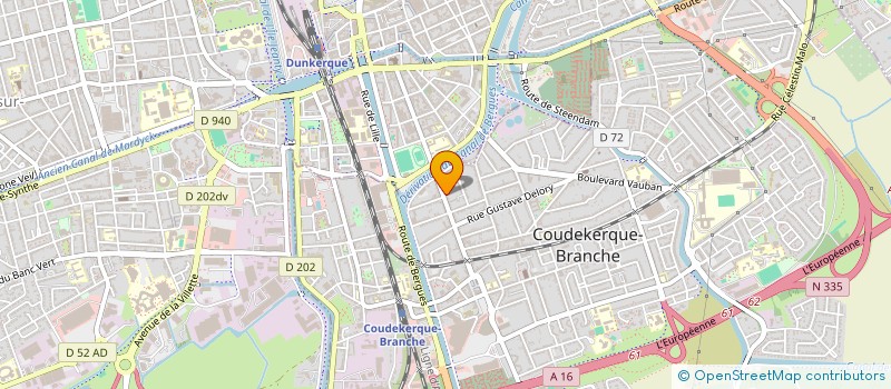 localisation de l'entreprise MONSIEUR ANTOINE PLANQUE  COUDEKERQUE-BRANCHE