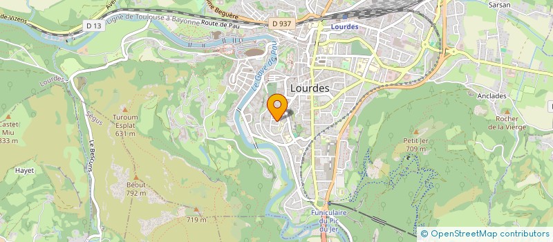localisation de l'entreprise MONSIEUR ANTOINE PLARD à LOURDES